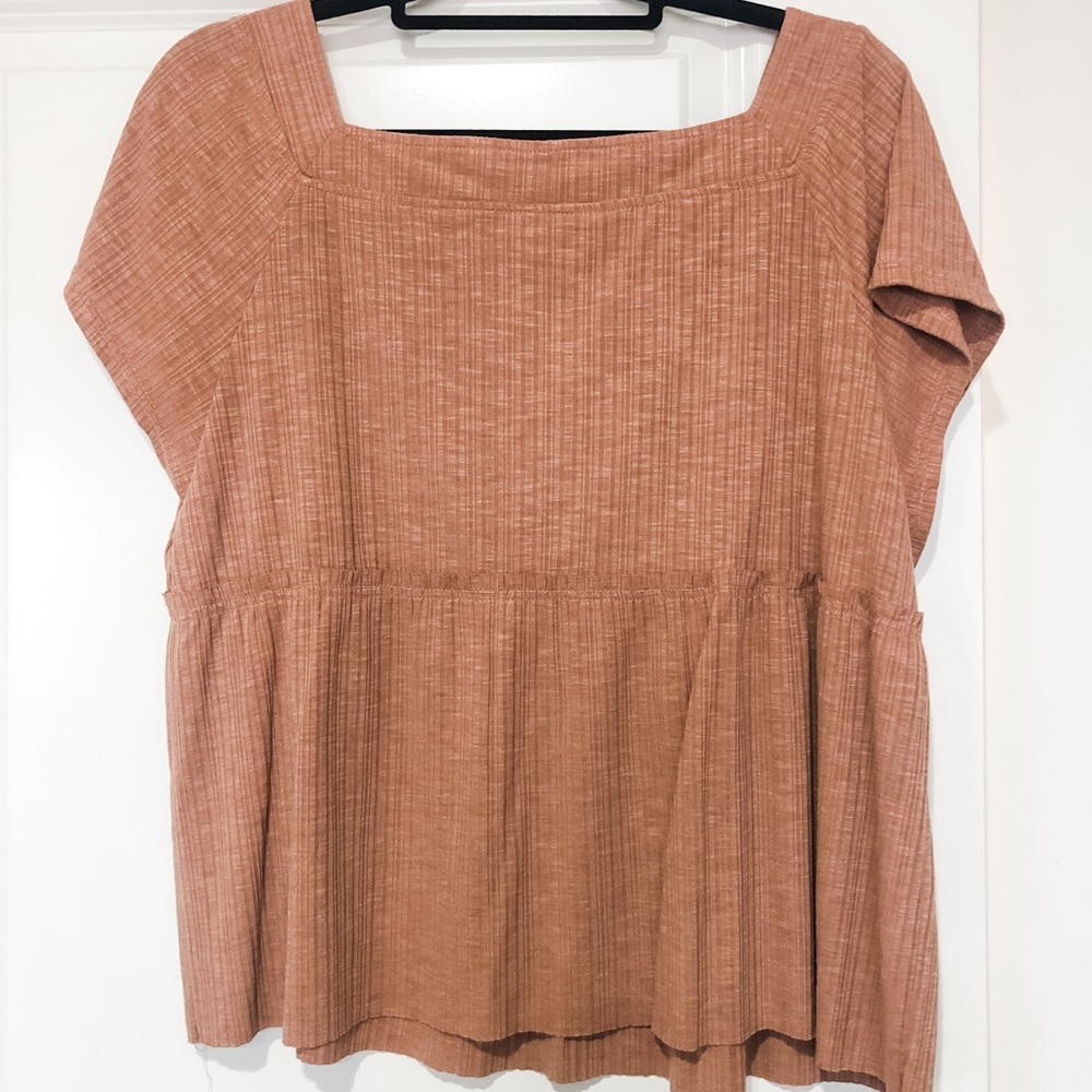 Natural Life square neck babydoll top XL